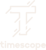 Timescope cream color logo